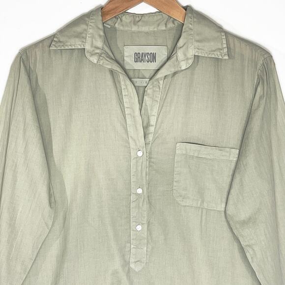 NWT FRANK & EILEEN x GRAYSON Changemaker Dress Green size 2/Small - Picture 3 of 7